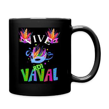 Vive Vaval - Mug uni - noir - Droite
