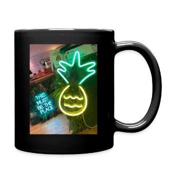 Pineapple Special - This Must Be The Place - Full Colour Mug - black - Right