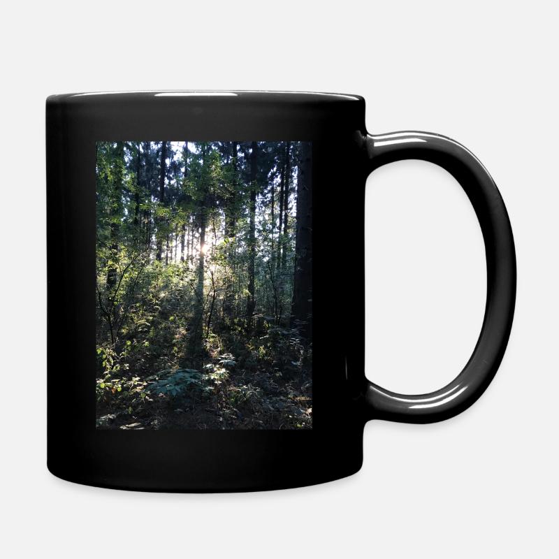 Wald in Schleswig Holstein - Tasse einfarbig - Schwarz