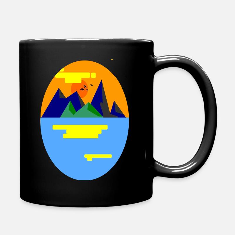 Landscape Mountain - Mug uni - noir