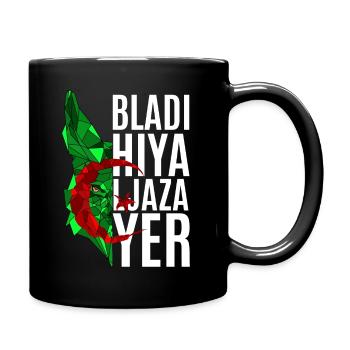 Bladi hiya ljazayer polygon fennec - Full Colour Mug - black - Right