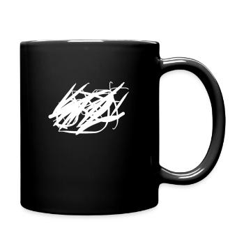 Geschenkidee für kreative Chaoten - Tasse einfarbig - Schwarz - Rechts
