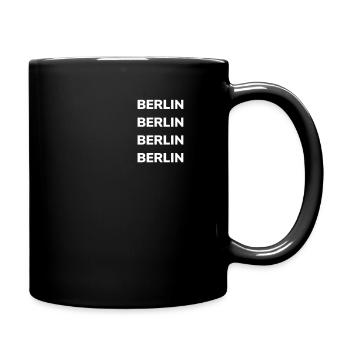 Das beste Berlin Souvenir - Tasse einfarbig - Schwarz - Rechts