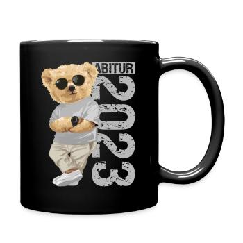 Abitur Geschenk - Tasse einfarbig - Schwarz - Rechts