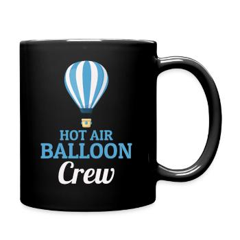Hot Air Ballooning Hopper Balloon Ride Balloonist - Full Colour Mug - black - Right