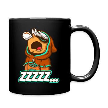 Gamer -Sleep Well - Tasse einfarbig - Schwarz - Rechts