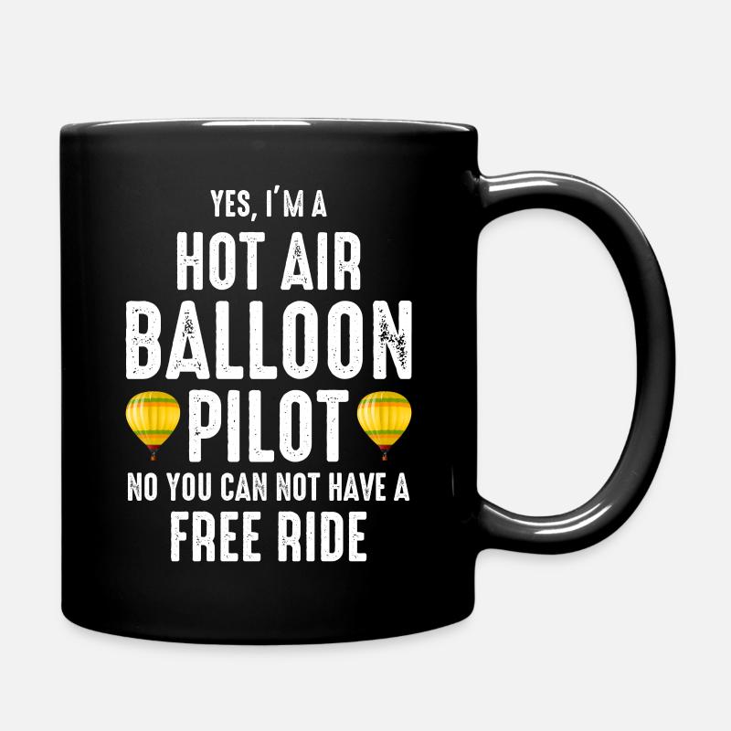 Montgolfière Montgolfière Pilote de montgolfière - Mug uni - noir