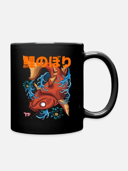Koinobori - Tasse einfarbig - Schwarz