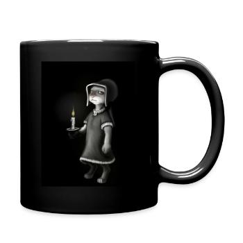 Zoé - une lumière dans le noir - Mug uni - noir - Droite