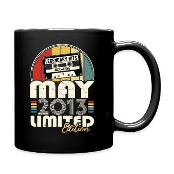 Vintage 2013 Mai Cadeau D'anniversaire Rétro - Mug uni - noir - Droite
