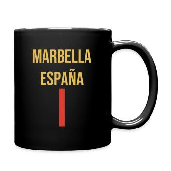 Marbella España Marbella Souvenir Spain - Full Colour Mug - black - Right