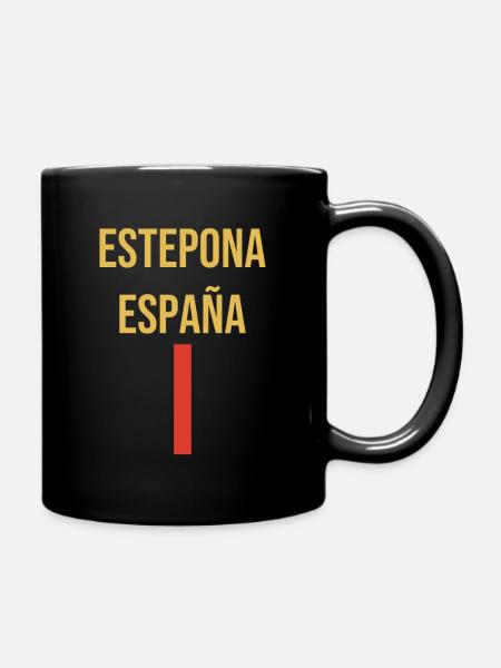 Estepona Espana Spanien Estepona - Tasse einfarbig - Schwarz