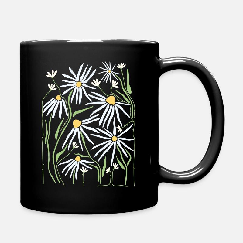 Marguerites - Mug uni - noir