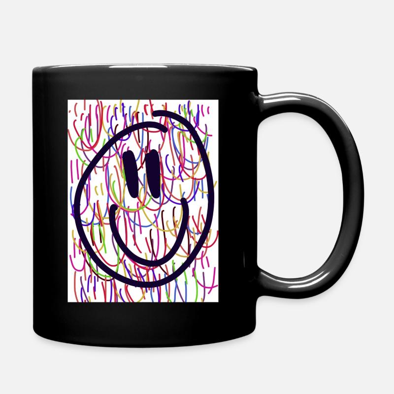 Smile - Tasse einfarbig - Schwarz