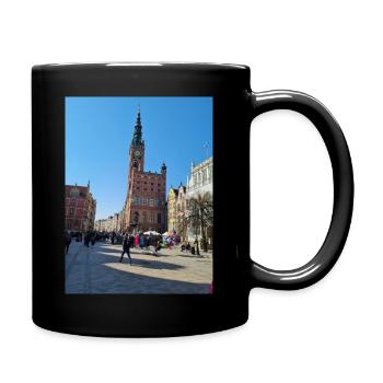 Sehenswürdigkeit auf einem blick - Tasse einfarbig - Schwarz - Rechts