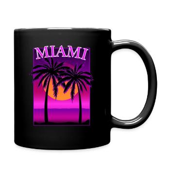 Miami plamen beach - Full Colour Mug - black - Right