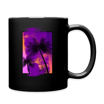 Palm Beach - Mug uni - noir - Droite