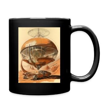Onion by Enzo - '60s Concept Art Retro - Full Colour Mug - black - Right