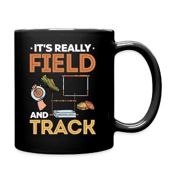 Track And Field Running - Expert Runner Field And - Full Colour Mug - black - Right