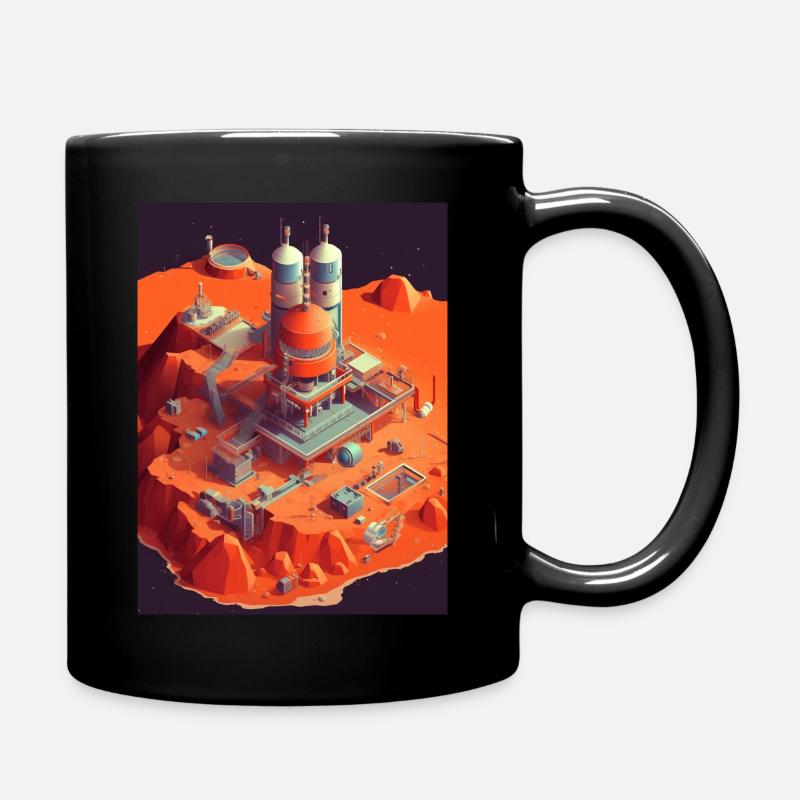 Mars Station - Mug uni - noir