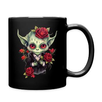 Vampire extraterrestre romantique - Mug uni - noir - Droite