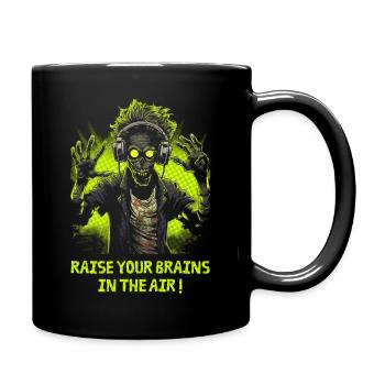 Zombie DJ - Full Colour Mug - black - Right