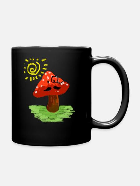 Cueilleur de champignons et cueilleur de champignons - Mug uni - noir