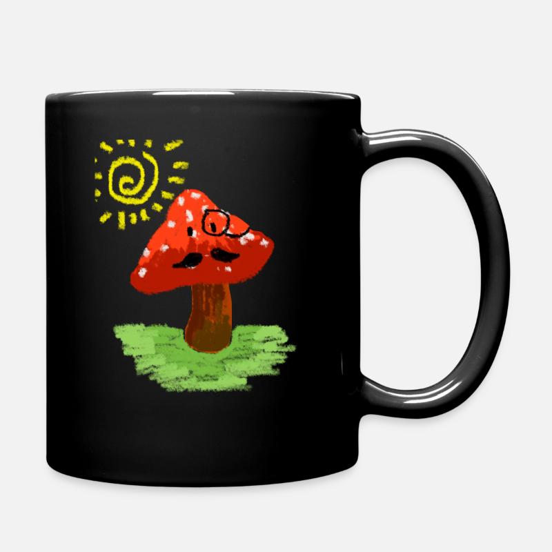 Cueilleur de champignons et cueilleur de champignons - Mug uni - noir