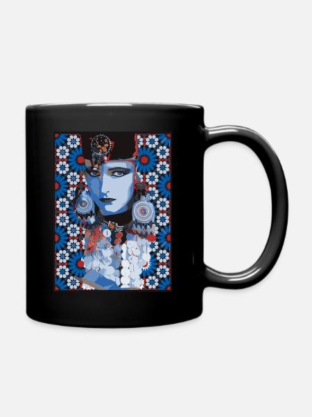 femme berber - Mug uni - noir