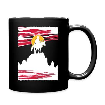 Абрек Зелимхан - Full Colour Mug - black - Right