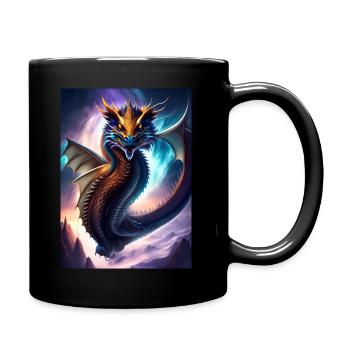 Dragon - Mug uni - noir - Droite