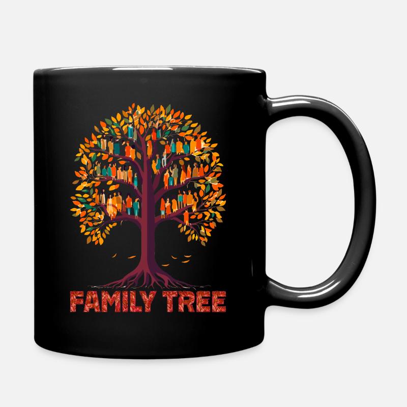 Family Tree - Full Colour Mug - black