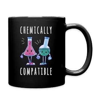 Chemically compatible In Love Chemistry & Science - Full Colour Mug - black - Right