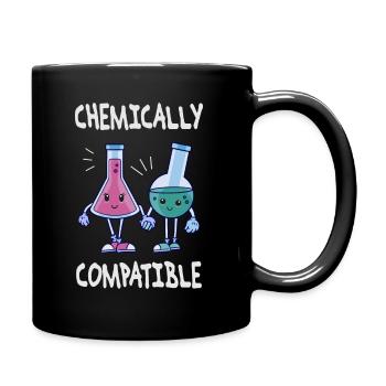 Chemically compatible In Love Chemistry & Science - Full Colour Mug - black - Right