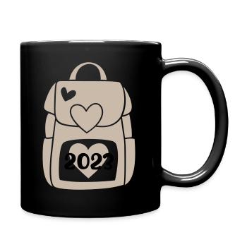 Schulkind 2023 - Tasse einfarbig - Schwarz - Rechts