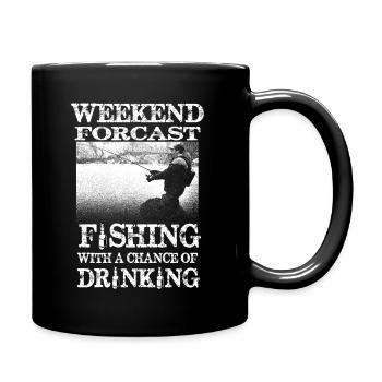FISHING - Full Colour Mug - black - Right