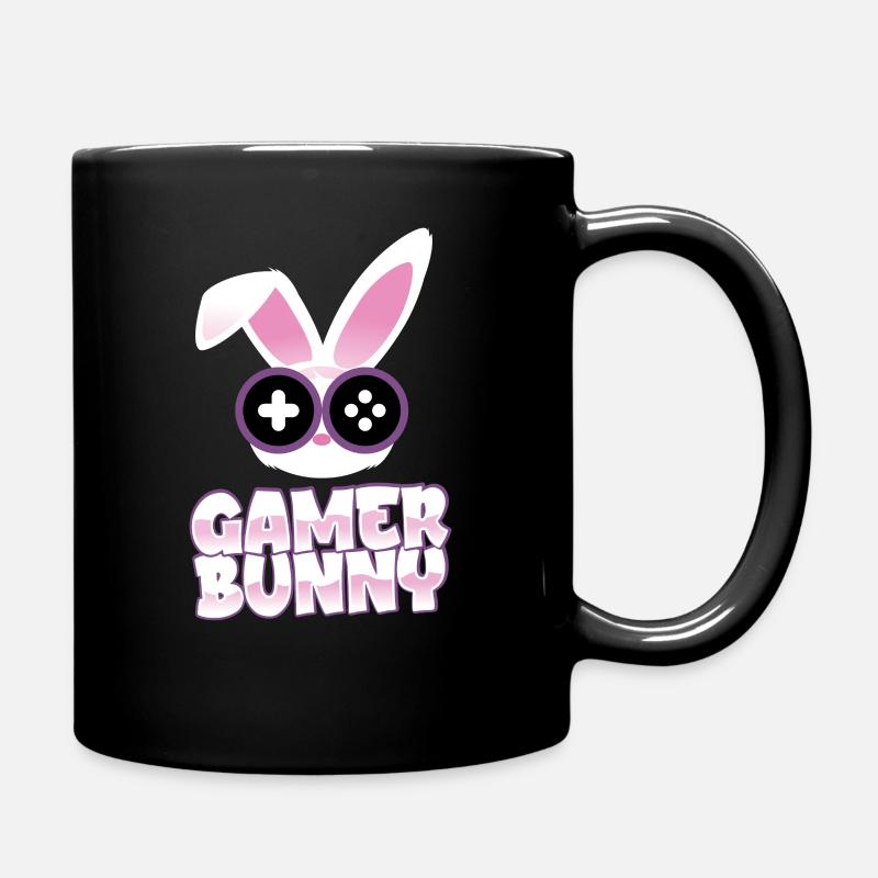 GAMER BUNNY - Full Colour Mug - black