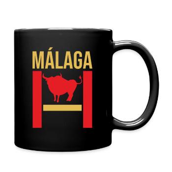 Málaga Kochschürze - Tasse einfarbig - Schwarz - Rechts