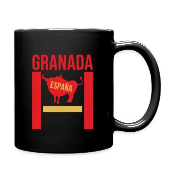Classic Granada Souvenir - Full Colour Mug - black - Right