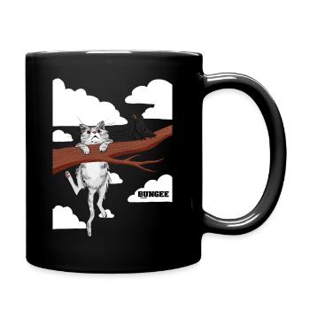Hang in there 06 - Tasse einfarbig - Schwarz - Rechts