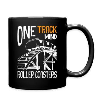 One Track Mind Roller Coaster - Tasse einfarbig - Schwarz - Rechts