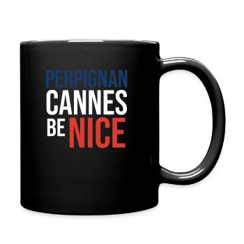 Perpignan Souvenir - Tasse einfarbig - Schwarz - Rechts