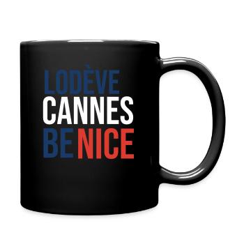 Lodève T-Shirt Souvenir Lodève - Tasse einfarbig - Schwarz - Rechts