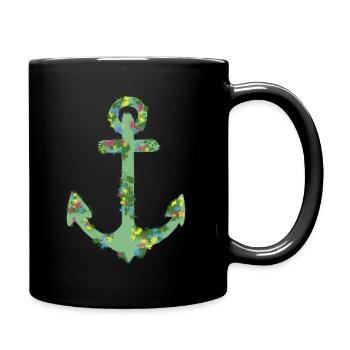 growing Hope - Tasse einfarbig - Schwarz - Rechts