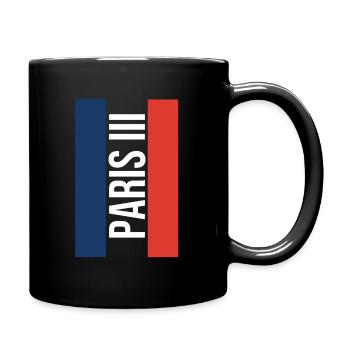 Le sweat à capuche Fancy Paris - Mug uni - noir - Droite