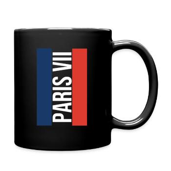 7. Souvenir de l’arrondissement de Paris - Mug uni - noir - Droite