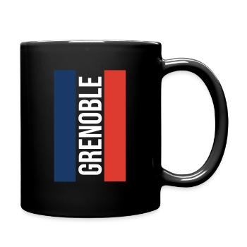 Souvenir à la mode de Grenoble - Mug uni - noir - Droite