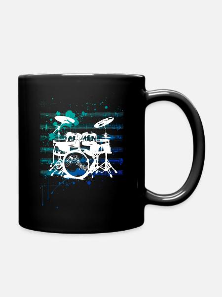 Silhouettes des tambours - Mug uni - noir