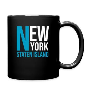 Cool New York Staten Island Souvenir - Mug uni - noir - Droite