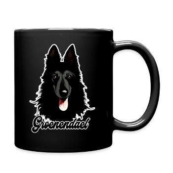 Belgischer Schäferhund Groenendael - Tasse einfarbig - Schwarz - Rechts